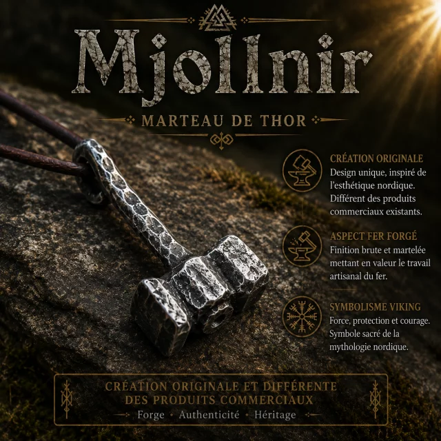 Pendentif marteau de Thor